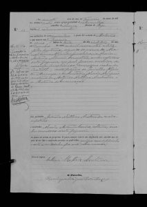 Assento de batismo de António Alfaiate Marvão